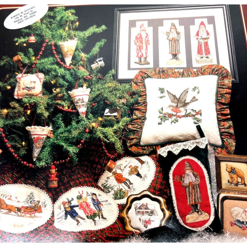 Cross My Heart An Old-Fashioned Christmas Counted Cross Stitch Pattern Book
